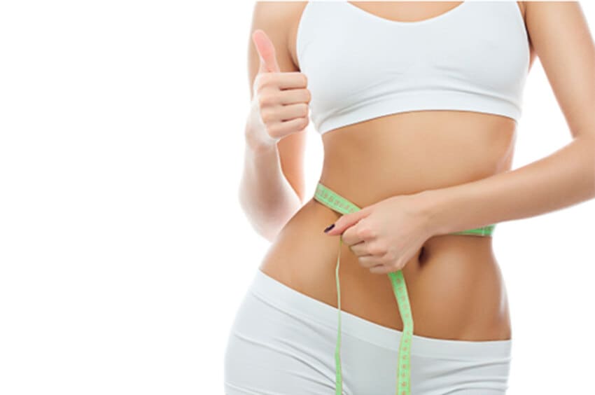 Silhouette d'une femme avec un ruban